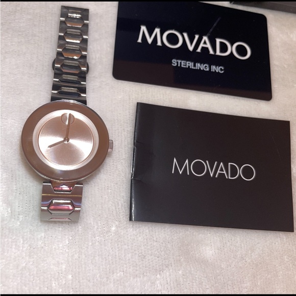 Authentic Movado Bold Ceramic stainless steel watch - Picture 5 of 7